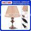 13" Antique Brass Bedside Table Lamp w/ LED Bulb Champagne Bedroom Night Light