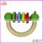 Best sale infant chew toys natural wooden baby teething for sale W08K022-S