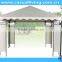 flexible sun shade for roof patio gazebo with air vent wrought iron frame affording shade and rest