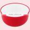 Three piece Double Color Plastic Salad Bowl Japanese Noodles Bowl