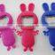 shark shaped cute silicone with stainless steel bottle opener