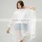 cheap promotional clear and transparent pvc rain coat for women