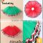 2016 latest new arrival tulle skirts kids christmas green tutus baby pettiskirts with satin ribbons