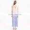 Maxidress xxl women sleepwear in metallic stripe