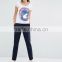 2016 Guangzhou Shandao Casual Summer O-neck Short Sleeve 160g 100% Cotton Custom Womens High Quality Tshirt
