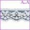 new design fashion mesh lace fabric for garment embroidered fabric