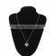 New Fashion Silver Tone " Mom " Carved Heart Pendant Clear Rhinestone Link Cable Chain Necklace