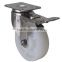 4inch heavy duty casters with PU wheel total brake