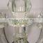 Hot Sale! Latest 34cm Multifunctional 5 Arms Crystal Candle Holder For Decoration