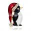 New Year Gift Crystal Rhinestone Cute Penguin Brooch Pin Christmas Broaches