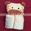 Cartoon Animal Style Hooded Baby Towel 0-48 months