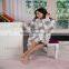Top Selling Soft and Absorbent Striped Terry Bathrobe