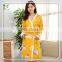 cute cartoon printed velvet terry bathrobe spa bathrobe