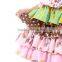 Polka Dot Cotton Girl Dress with Ruffle Tutu