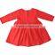 Girls Valentine Dress Cotton Red Dress Baby New Style Dresses