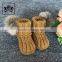 Wholesale 0-3-6-12 Month Children Guangzhou Crochet Infant Knit Baby Newborn Shoes