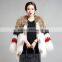 SJ045-01 Fashion Raccoon Knit Coat 2016 Collection Woman Clothing Wholesale