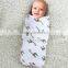 100% Cotton Newbron Swaddle Wrap Baby Muslin Blanket