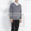 knitted v neck cashmere sweater for men