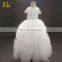 Cute Ball Gown Cap Sleeve Lace Beaded Tutu Heart Cutout Back Tulle Fower Girl Dresses Wedding