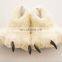 New style wholesale dinosaur claw shape slippers