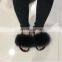 2017sexy summer slippers,Fur slippers fox fur shoes summer and autumn slippery home Slippers for women