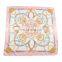 TOROS ladies 55*55 square pure head turkish silk scarf for hair wrapping