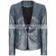 Wholesale Manufacturer 100% polyester Feminine V-neckline Sequins Women Jackets (16110501)