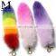 Wholesale Price New Fashion Fox Fur Tail Keychains Imported From China