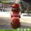 Decorative life size fiberglass statue
