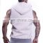 no labels blank sleeveless hoodies zip up hoodies multi color wholesale
