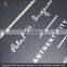 fashion custom metal logo self adhesive nickle sticker