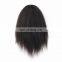 FACTORY PRICE 100% Indian human virgin 9A GRADE lace front wig in kinky straight cuticle aligned hair