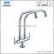 Traditional red bronze taps vintage kitchen sink faucet with 2 idnividual handle water tap