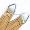 Beige color 10 X 10 right triangle shade sail with ring