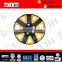 ABS, PP 13,14, inch size yellow and black color car cover cheap wheel covers