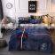 Winter Thicken Flannel Fabric Latest Design Mandala Plain Warm Soft Bed Sheet Bedding Set