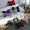 i@home INS solid color striped cute ball bow pillow bedside sofa pillow cushion cover with core