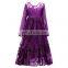 Girl Fancy  Lace Dress Wedding Party Country Dresses Floral Boho Vintage Lace Dance Gown
