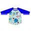 Children 100% Cotton Shirt Frock Designs Tops Back To School Raglan T-Shirts