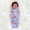 Newest Prints Baby Gowns With Knot Long Sleeve Infants Sleepwear Wholesale Toddler Pajamas Clothes bag