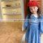 Korea 2020 Autumn New Products Retro Handmade Girl Long Sleeve Dress Little Girl Western Princess Dress