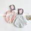 2020 Autumn baby bodysuit Cartoon Printed One-Piece Suit Romper Crawling Clothes Hat baby girl onesie little girls clothing