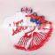 4PCS SET JULY 4TH Newborn Princess Skirt Set Baby Pengpeng Skirt Baby Girl Birthday Dress Skirt Lovely Baby Girls Clothes