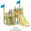 New Design Kindergarten Wood Outdoor Playground for Sale