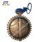 Lug type High performance Double Eccentric Butterfly Valve Manual Actuator