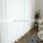 Customizable Good Quality Soft Pure White Sheer Velvet Curtain Fabric Luxury For Living Room Bathroom