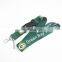 Free Sample Custom Logo Heat Transfer Printing Neck Breakaway Polyester Keychain Lanyard USB Drive with Buckle