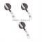 Retractable Card Holder 3Pcs ID Badge Conference Guess Card Key Reel Roller Clip