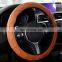 38cm Four Seasons Universal Sport Style Durable in use Leather Braid Steering Wheel Cover Couvre Car Accessories for Toyota VW